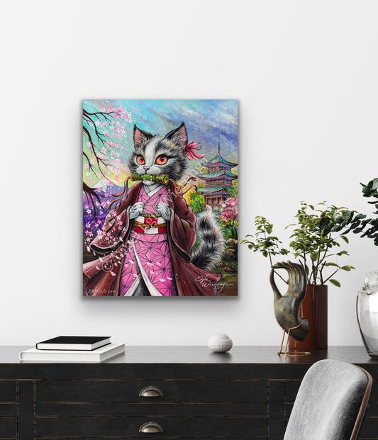 CANVAS "Meowzuko" Open Edition Canvas Giclee