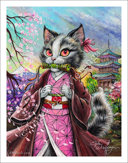 Art Print "Meowzuko"