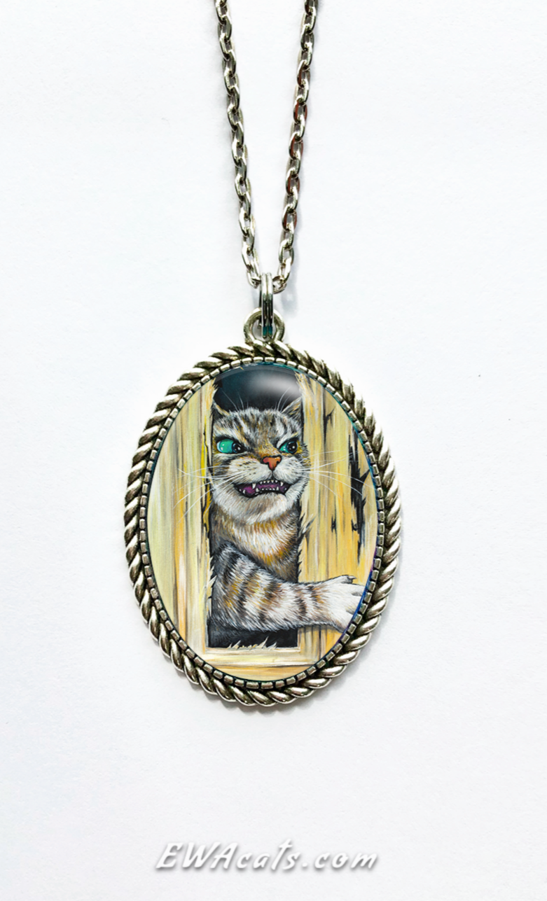 Necklace "Here's Kitty"
