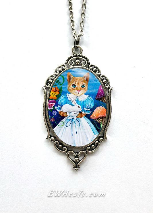 Necklace "Alice Cat"