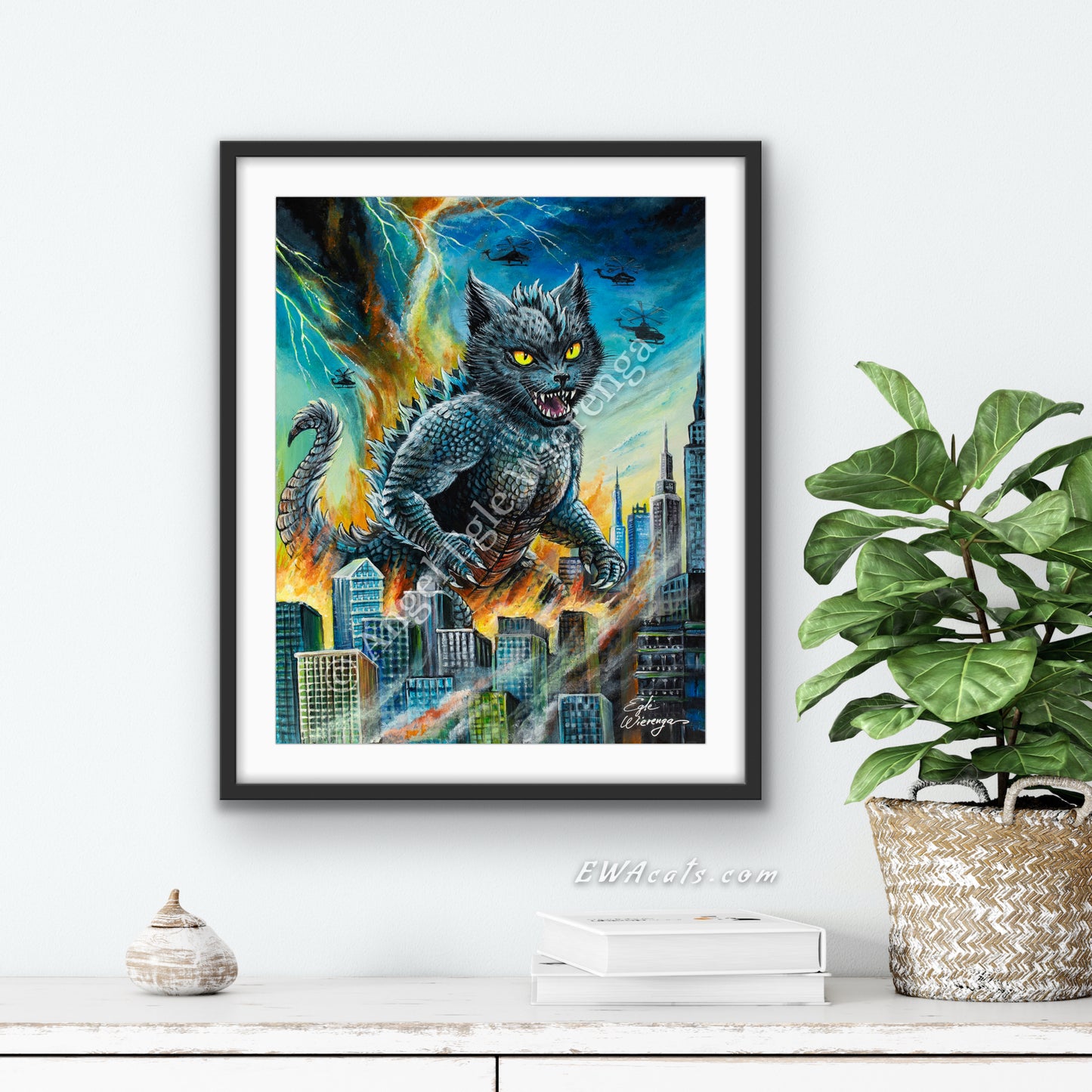 Art Print "Catzilla"