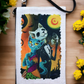 Linen Wallet "Jack and Sally Meows"