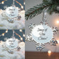 ORNAMENTS 3"x 3" Silver Snowflake Image of Your Choice! *Pick any image from my entire shop* (Image on both sides) See Directions Below