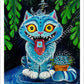 Art Print "Derpy Tiger Cat"