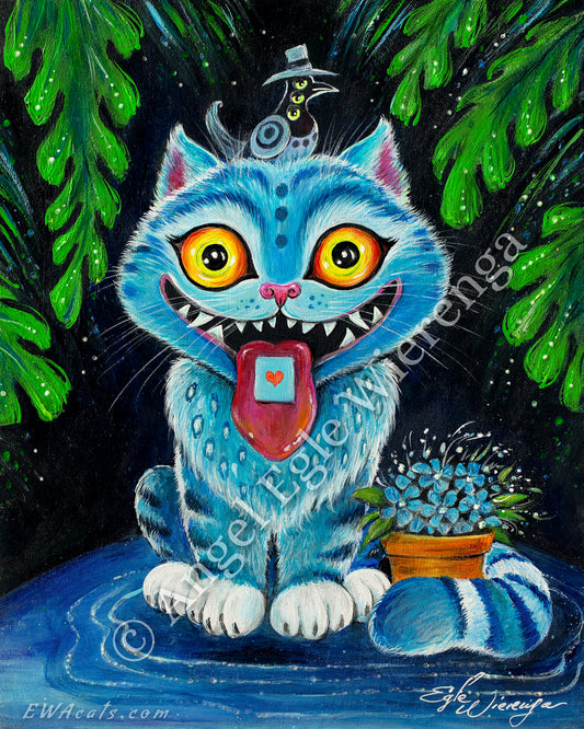 CANVAS "Derpy Tiger cat" Open Edition Canvas Giclee