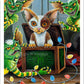 Art Print "Purring Furry Gremlins"