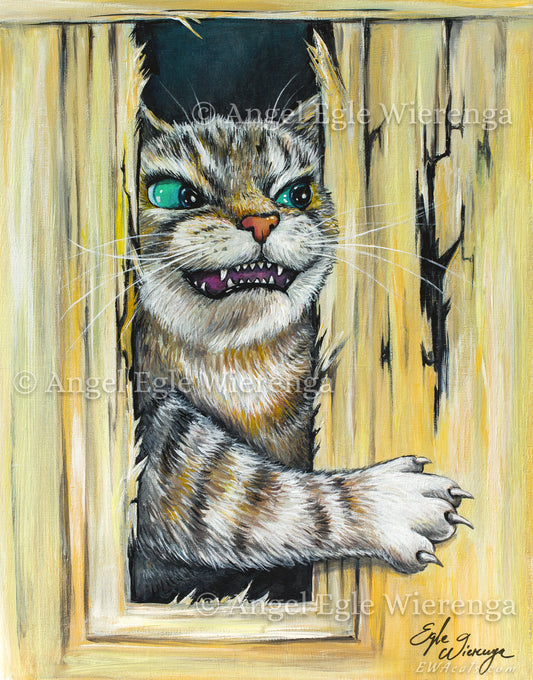 Art Print "Here's Kitty"