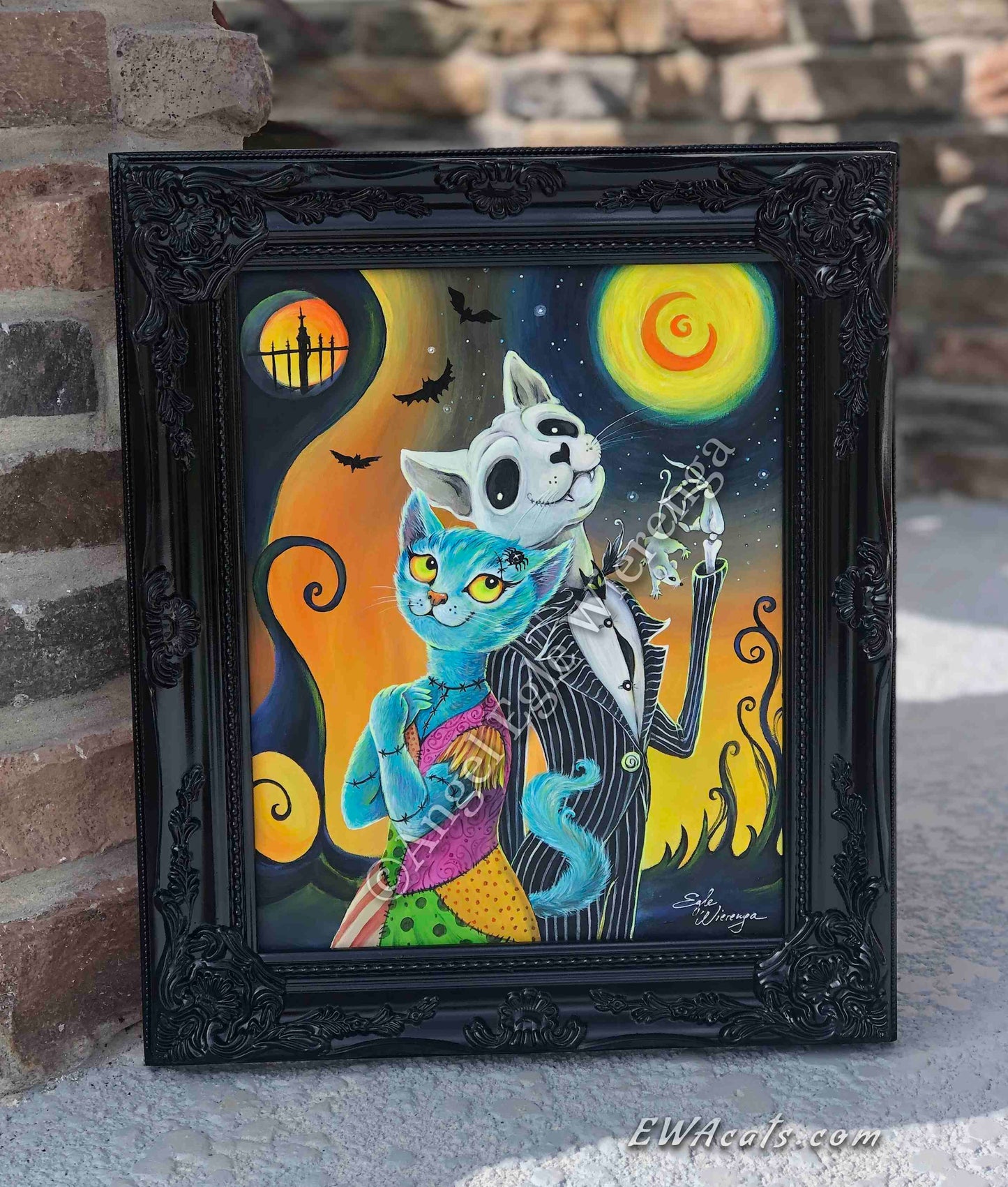 Original Painting "Jack and Sally Cats"