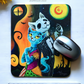 Mouse Pad "Jack and Sally Meows"