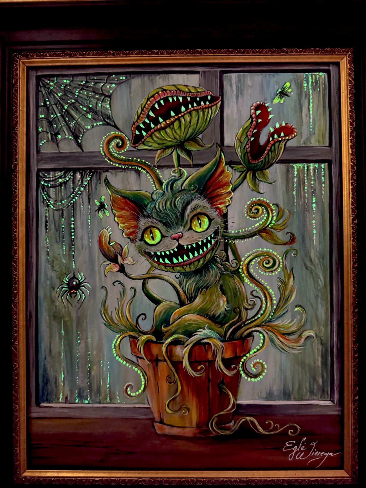 Original Painting "Venus Meowtrap"