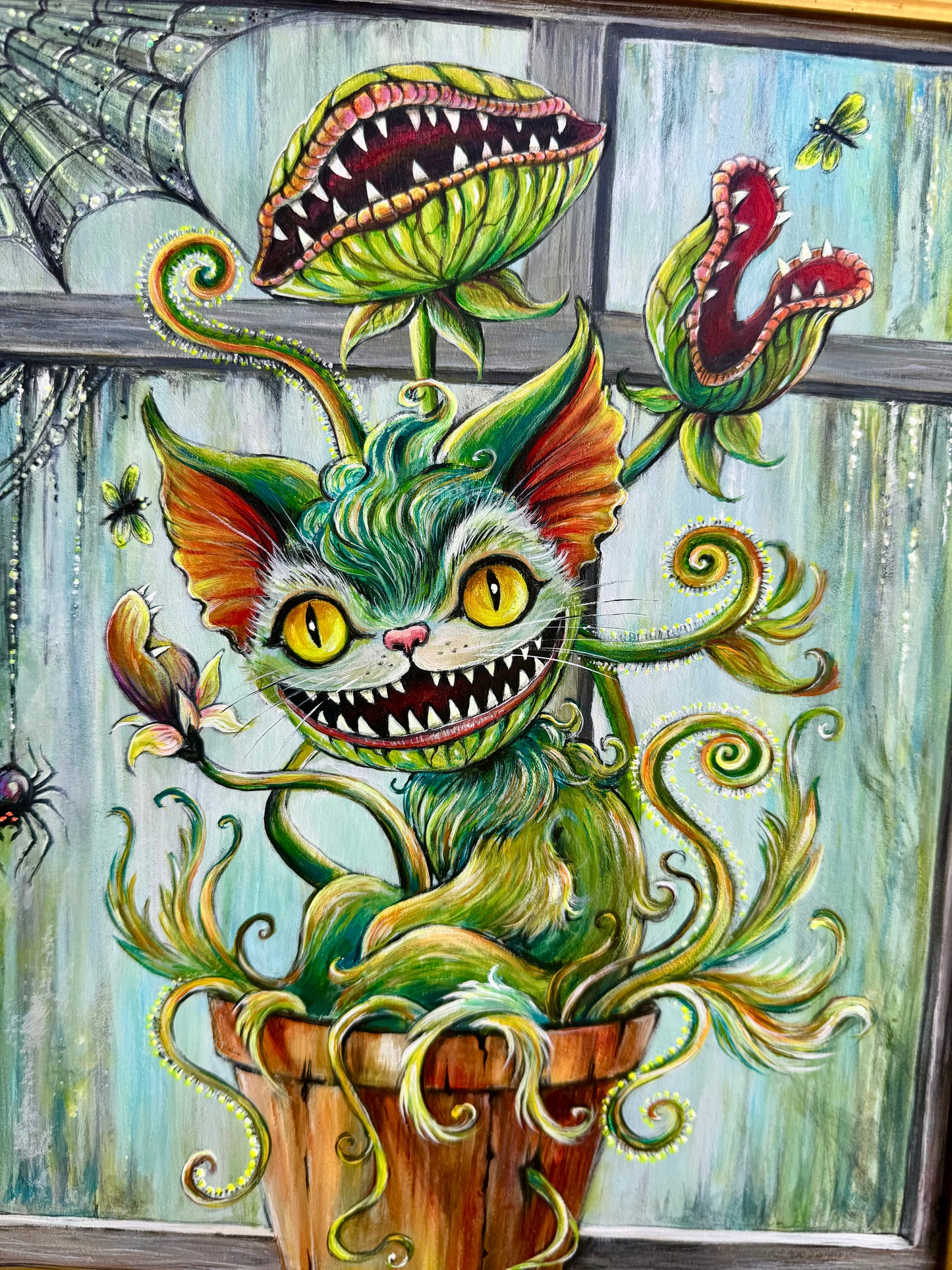Original Painting "Venus Meowtrap"