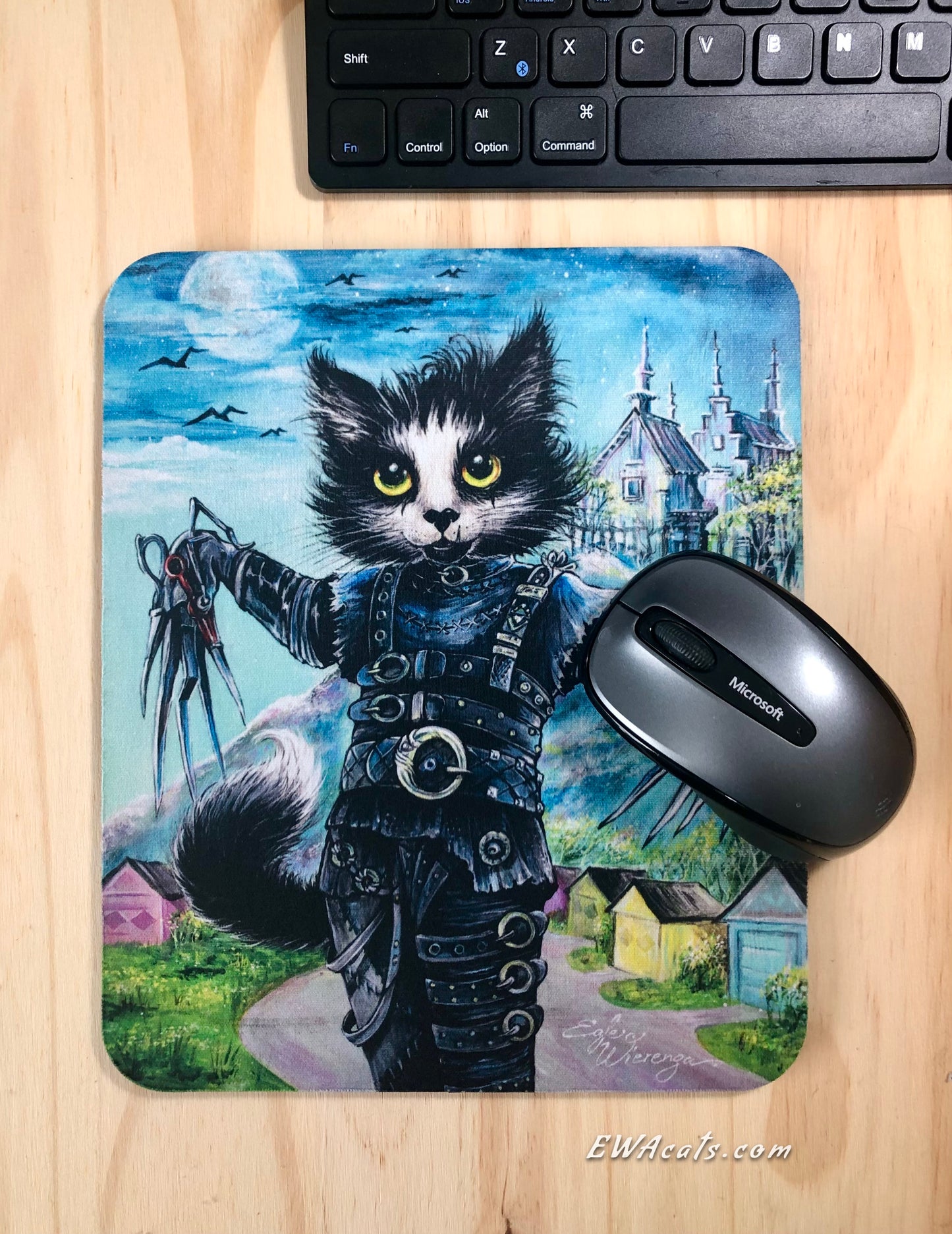 Mouse Pad "Kitty ScissorClaws"