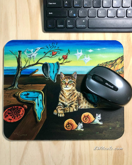 Mouse Pad "The Purrfect Time"