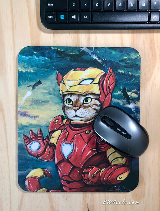 Mouse Pad "Iron Kitty"