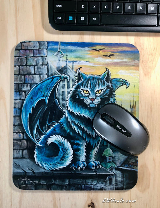 Mouse Pad "Purrtector"