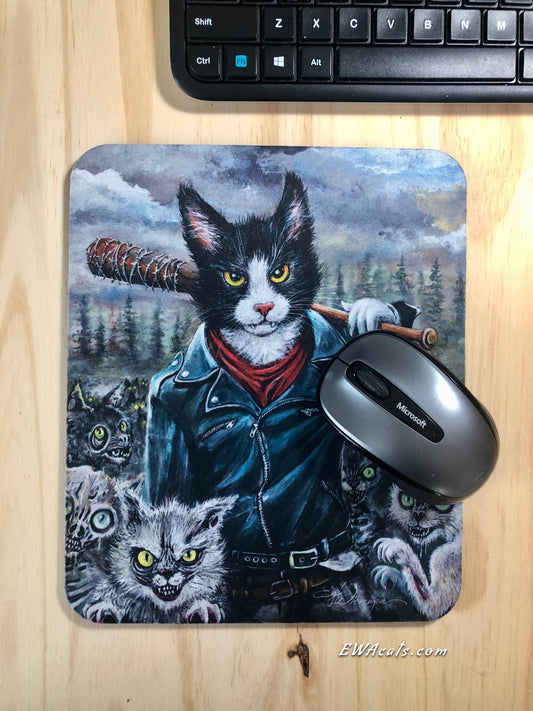 Mouse Pad "Meowgan & Purrcille"
