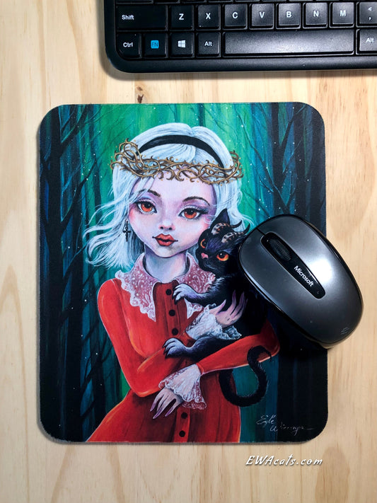 Mouse Pad "Sabrina & Salem"