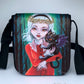 Shoulder Bag "Sabrina and Salem" with a Removable Flap