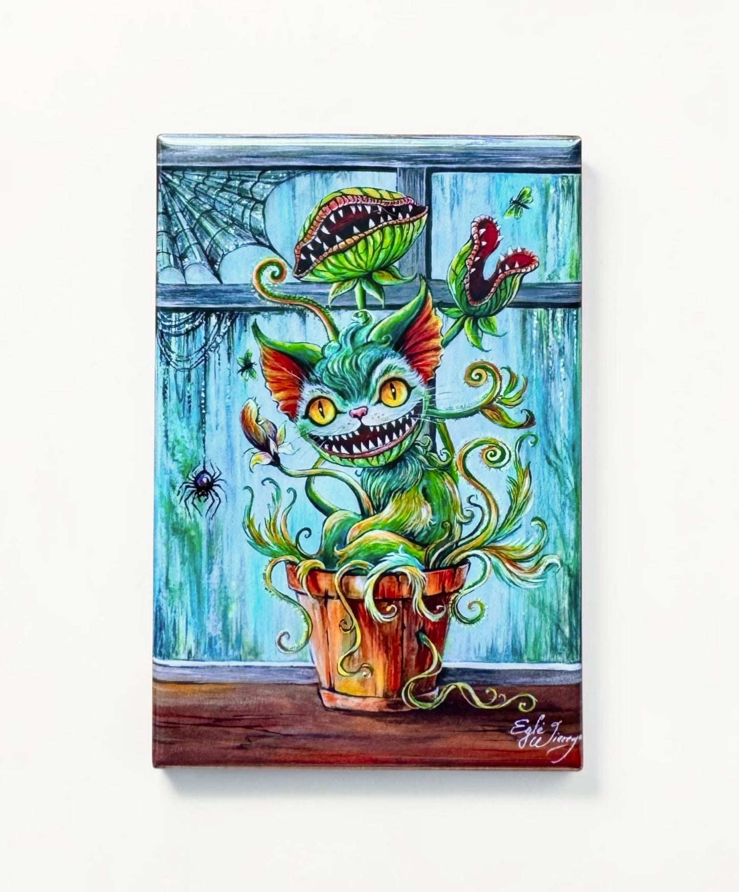 MAGNET 2"x 3" Rectangle "Venus Meowtrap"