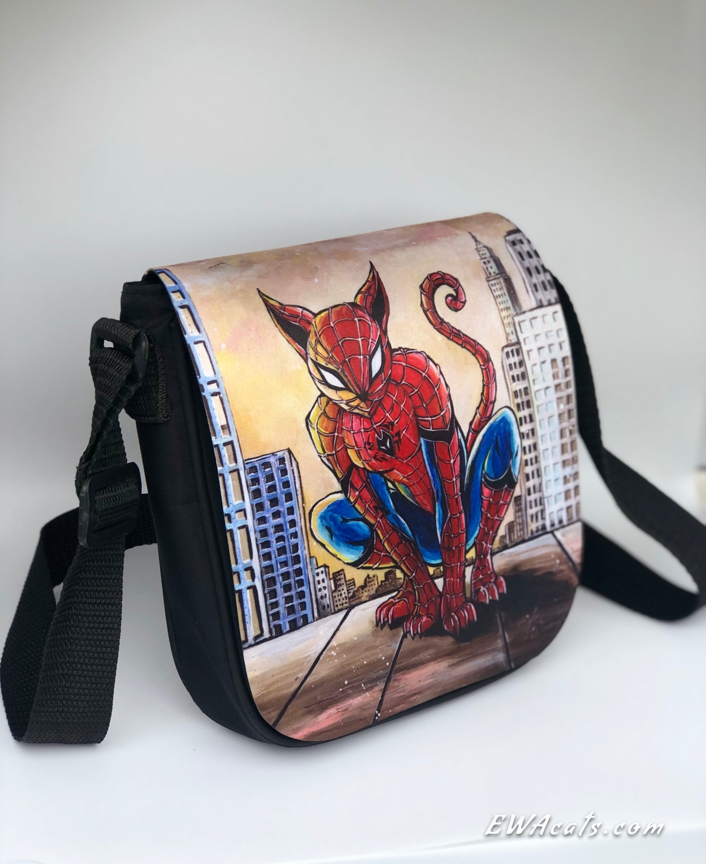 Shoulder Bag "Spider Cat"