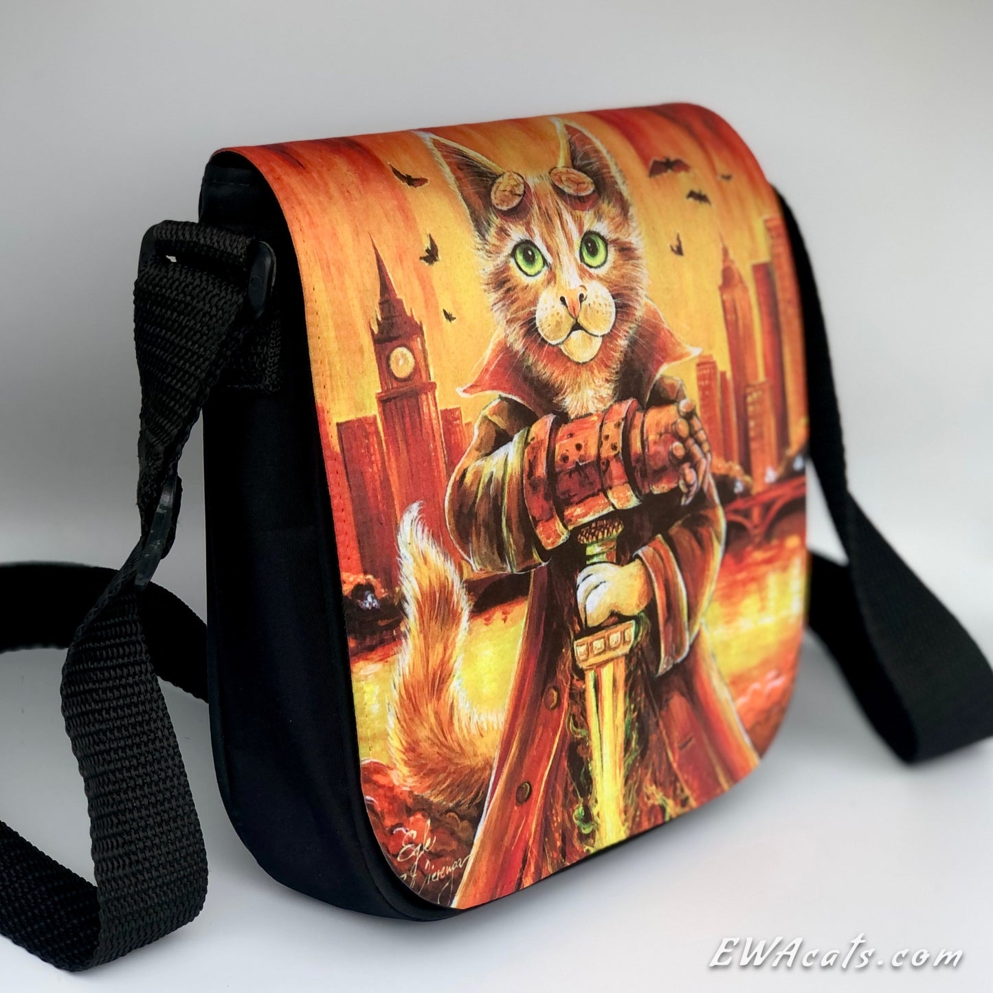 Shoulder Bag "Hellboy Kittyi"