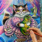 Original Painting "Purrincess and Her Little Monste"