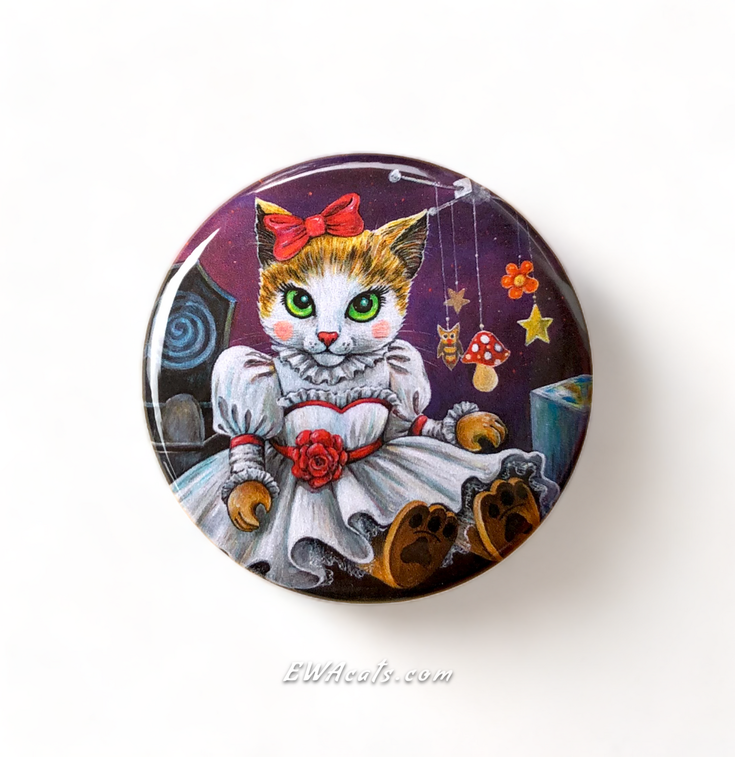 Button "KittyBelle"