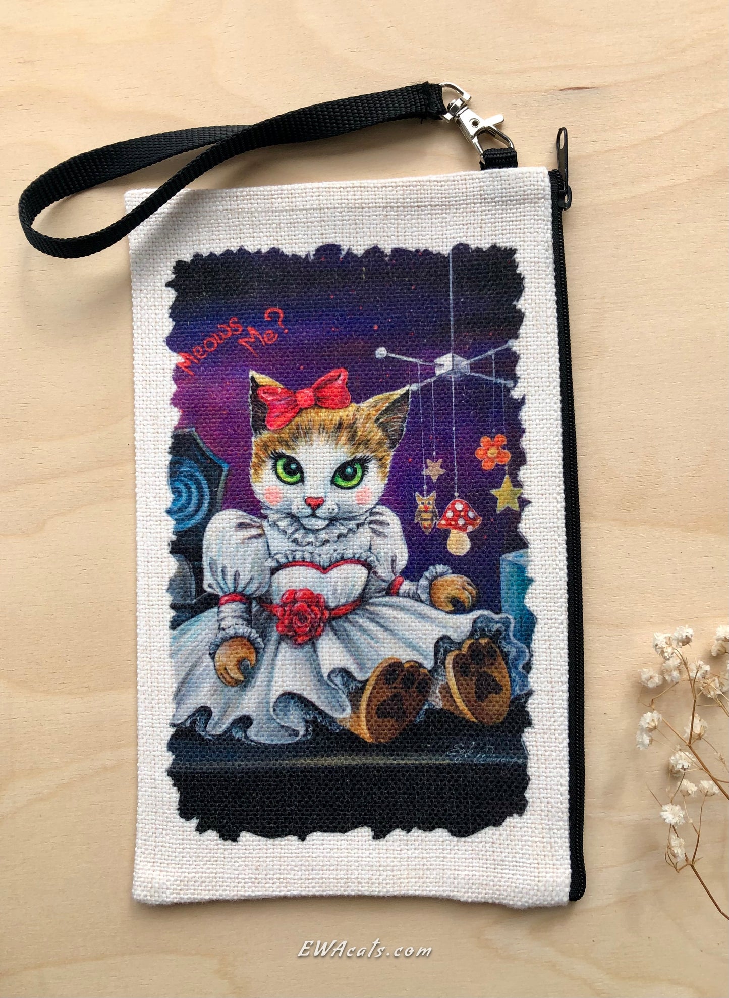 Linen Wallet "KittyBelle"