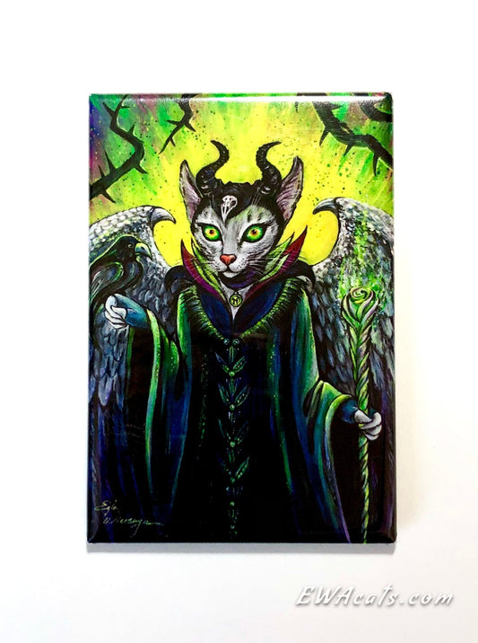 MAGNET 2"x 3" Rectangle "Meowlificent"