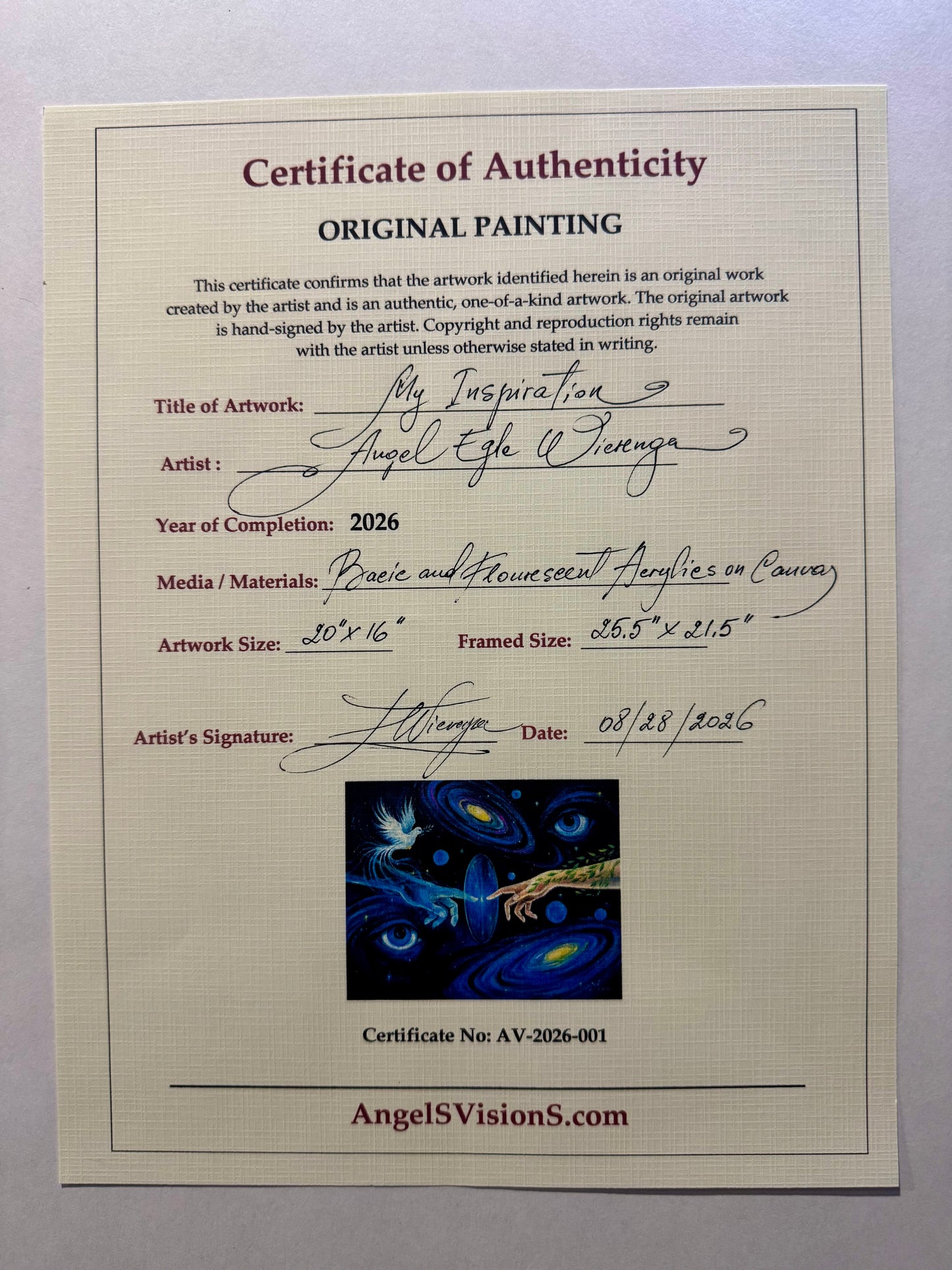 Original Painting "My Inspiration"