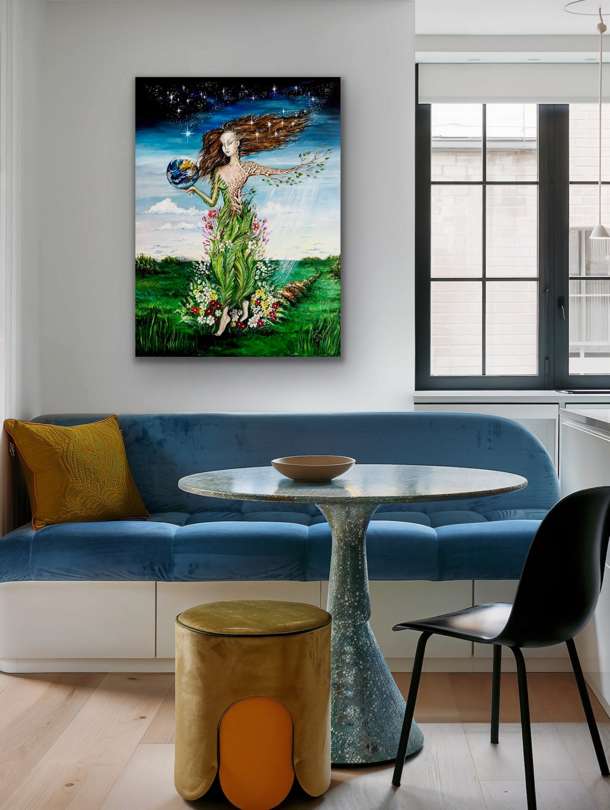 Original Painting "The Soul of the Earth" Acrylics on Canvas