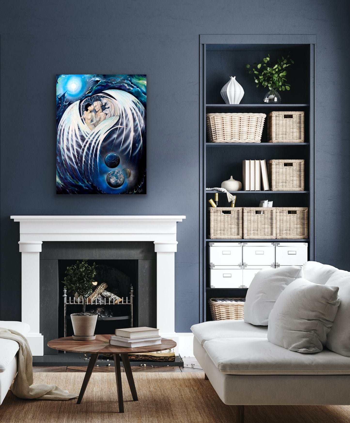 Original Painting "Universal Love" Acrylics on Canvas