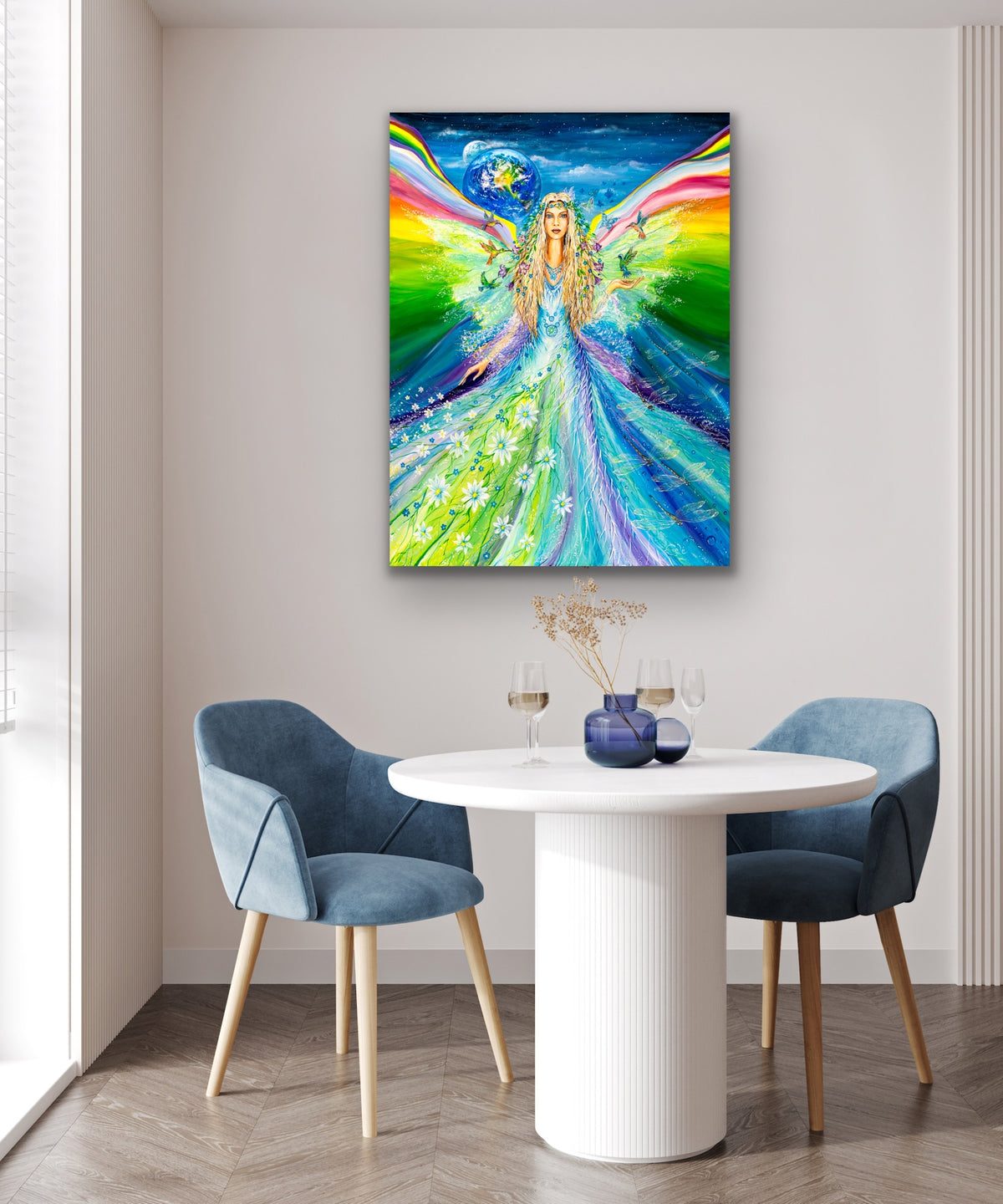 Original Painting "Angel of Peace " Acrylics on Canvas