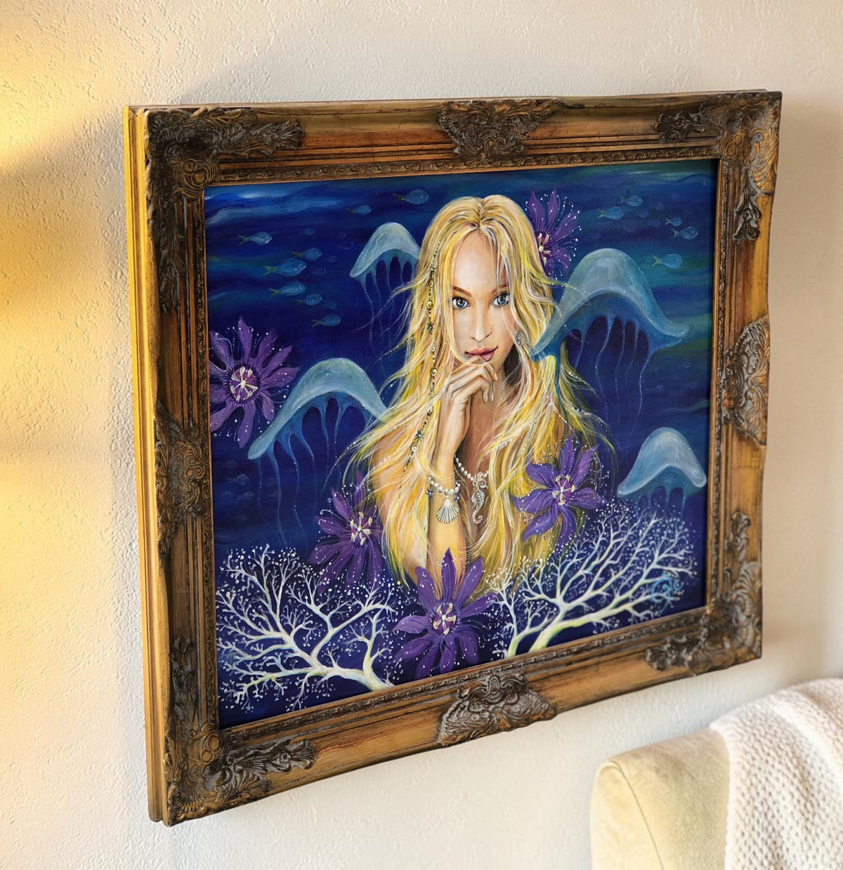 Original Painting "Enchanted Silence" Acrylics on Canvas