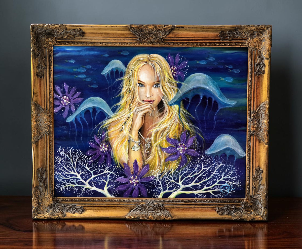 Original Painting "Enchanted Silence" Acrylics on Canvas