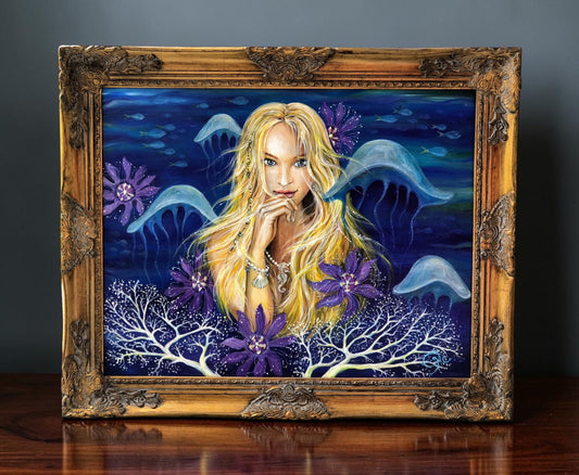 Original Painting "Enchanted Silence" Acrylics on Canvas