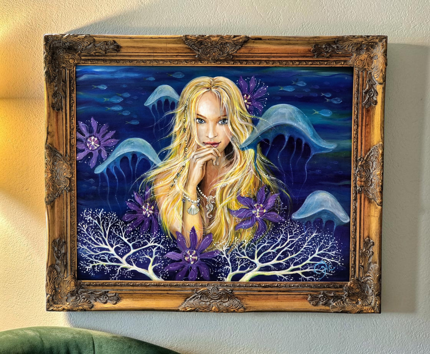Original Painting "Enchanted Silence" Acrylics on Canvas
