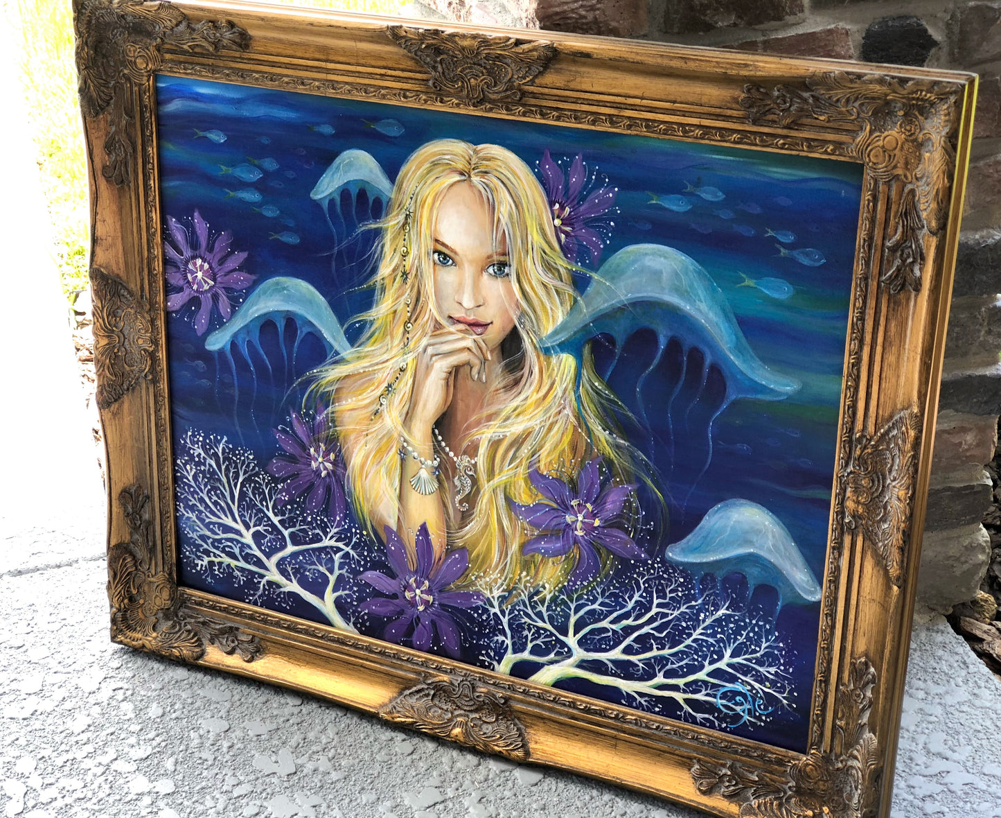 Original Painting "Enchanted Silence" Acrylics on Canvas