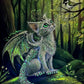 SUPREME MASTER CANVAS "Forest Dragon Kitty" Limited to 5!