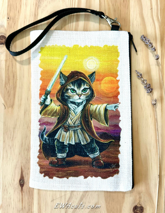 Linen Wallet "Obi - Wan Catnobi"