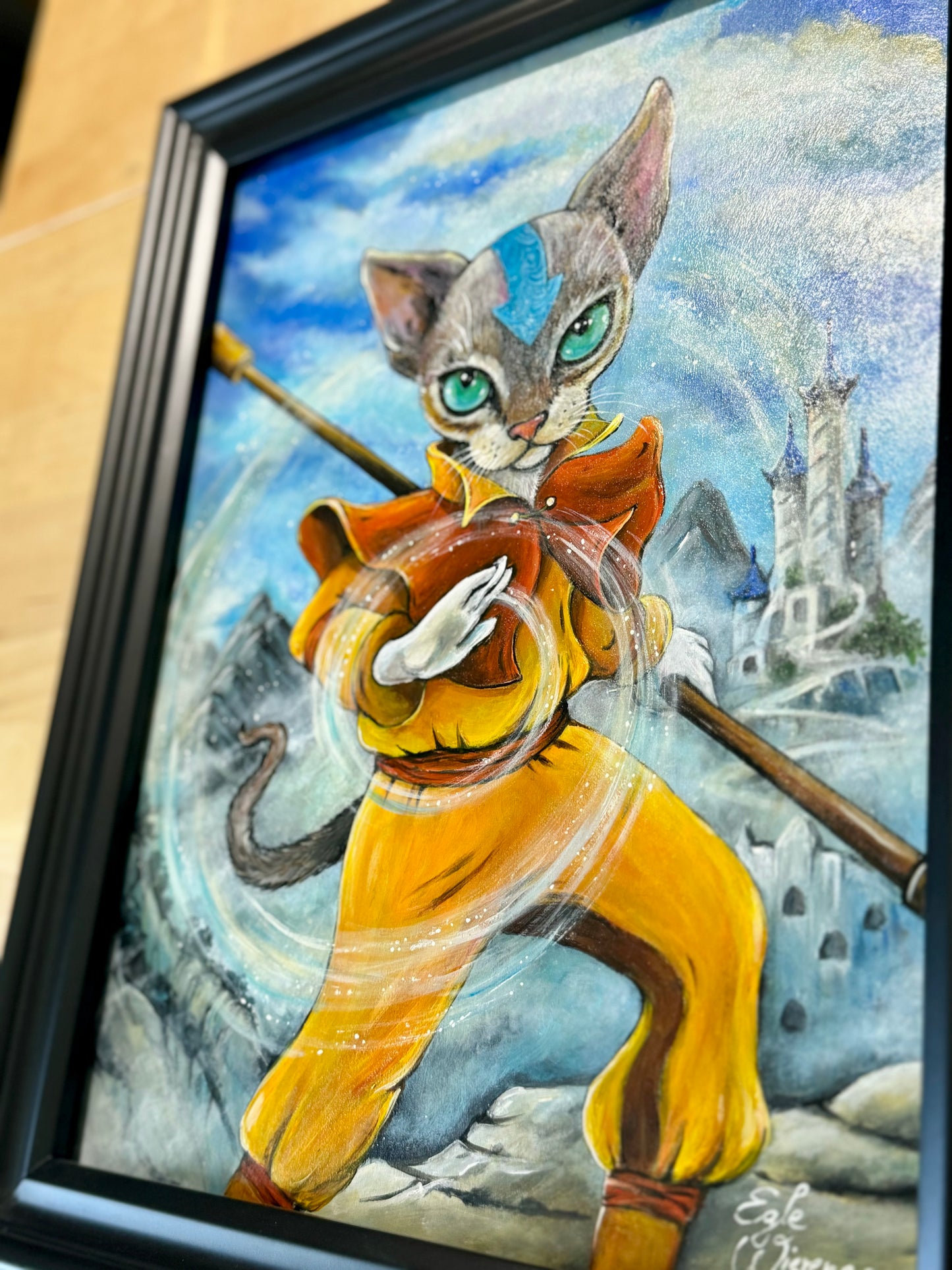 Original Painting "Kitty Aang"
