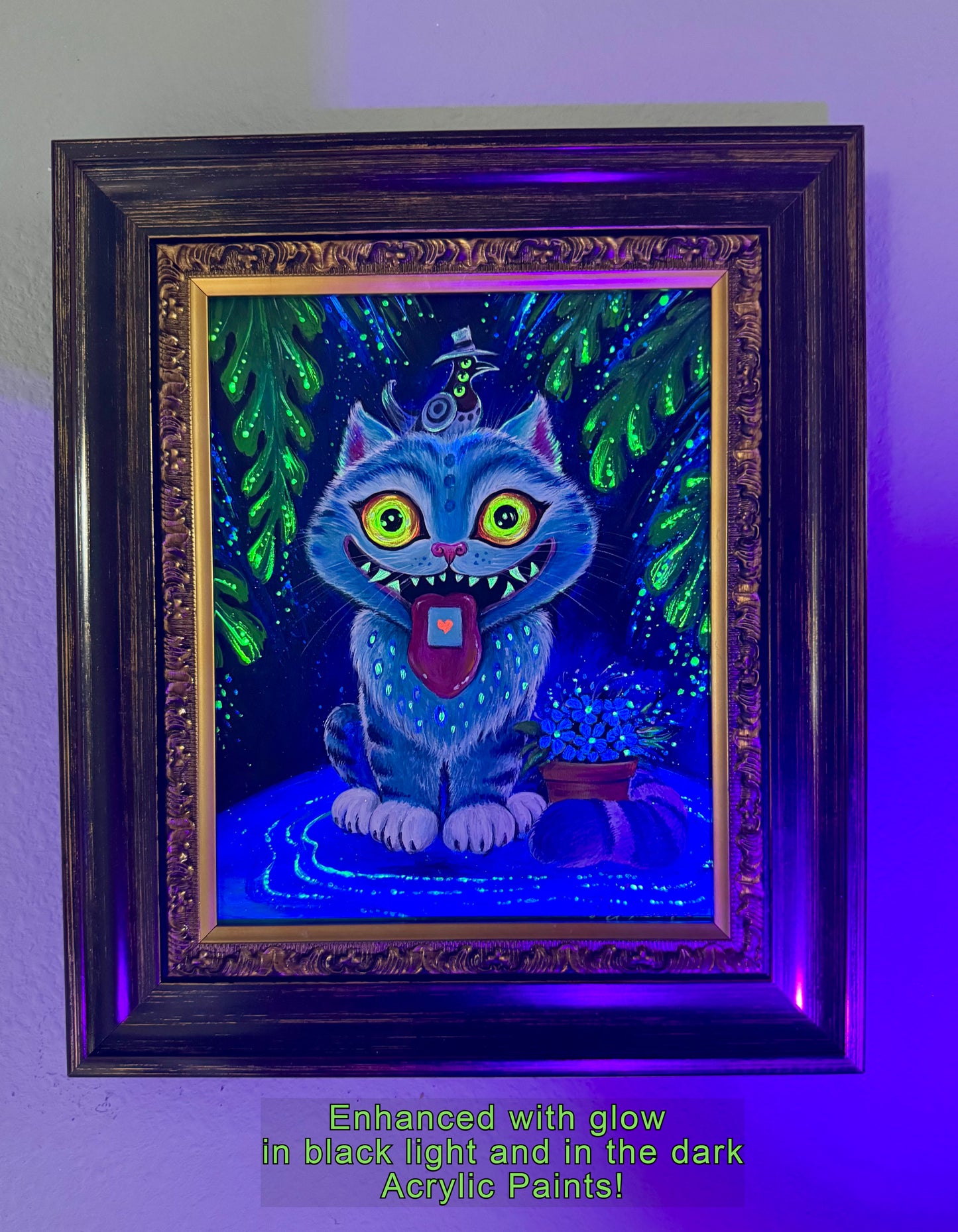 Original Painting "Derpy Tiger Cat"