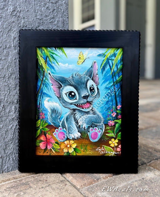 Original Painting "Kitty Stitch"