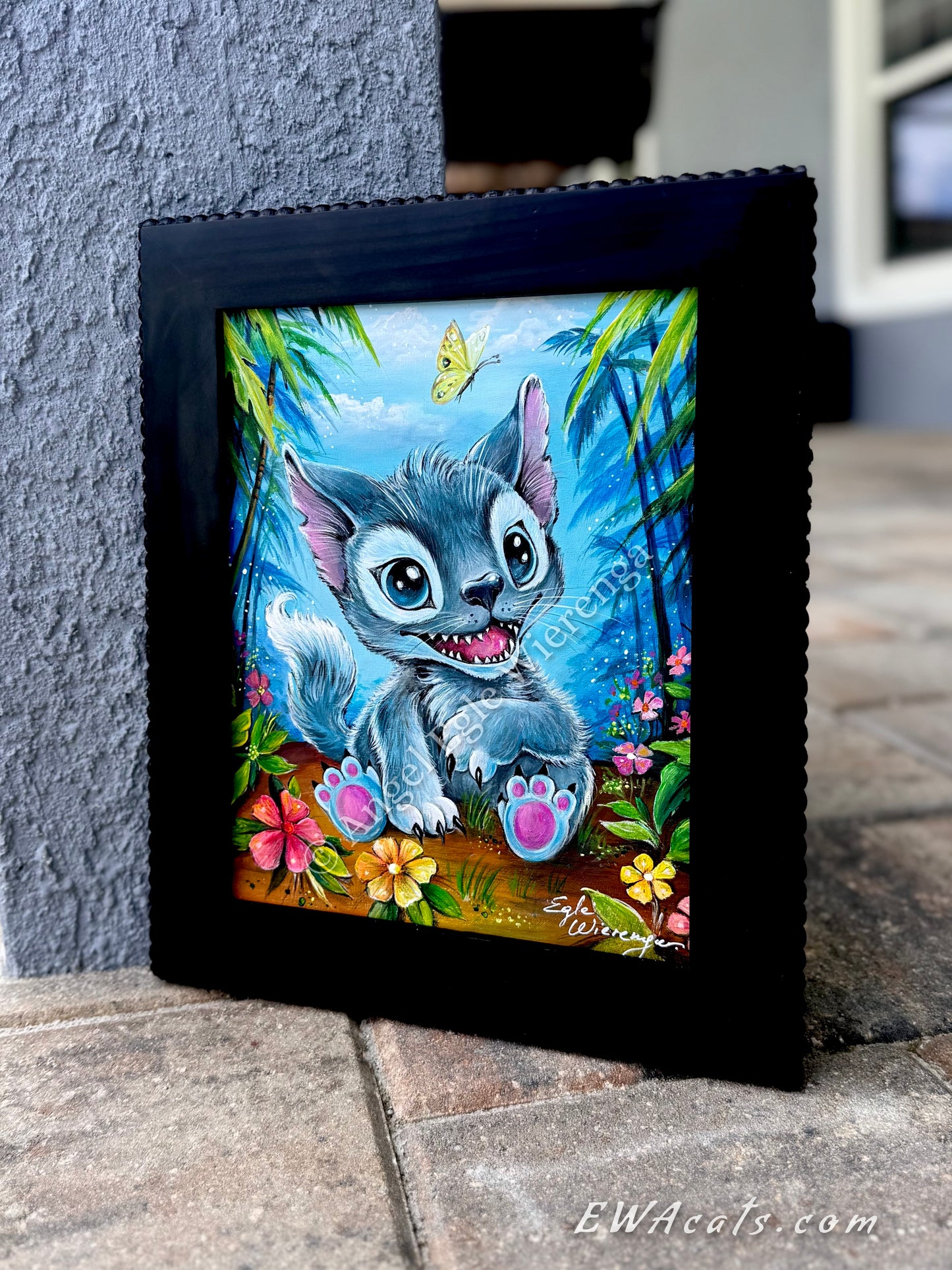 Original Painting "Kitty Stitch"