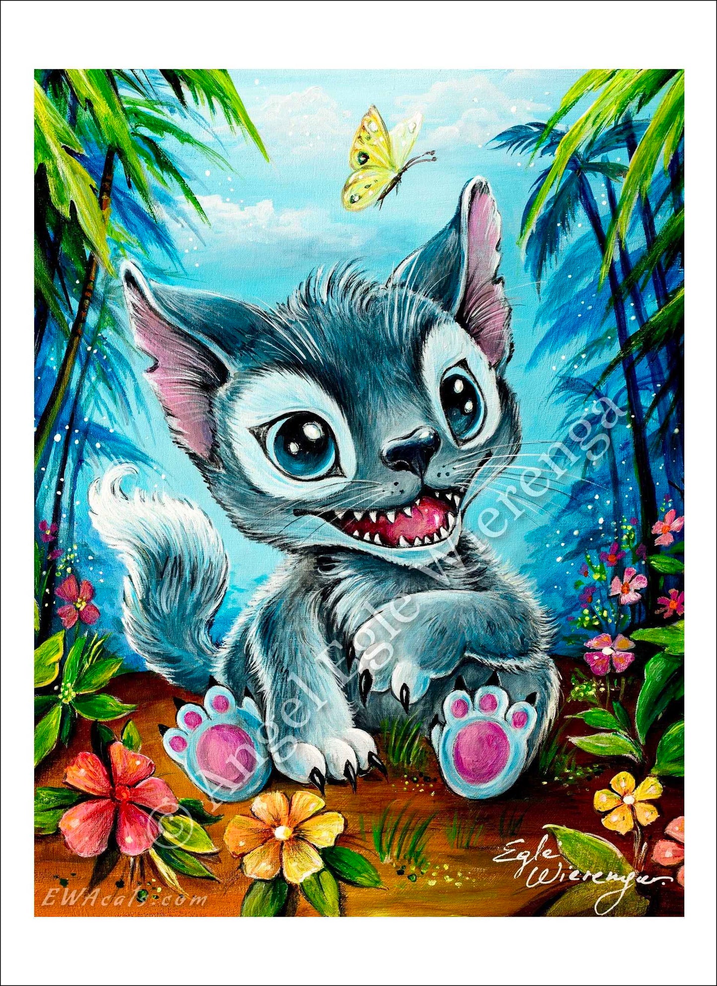 Art Print "Kitty Stitch"