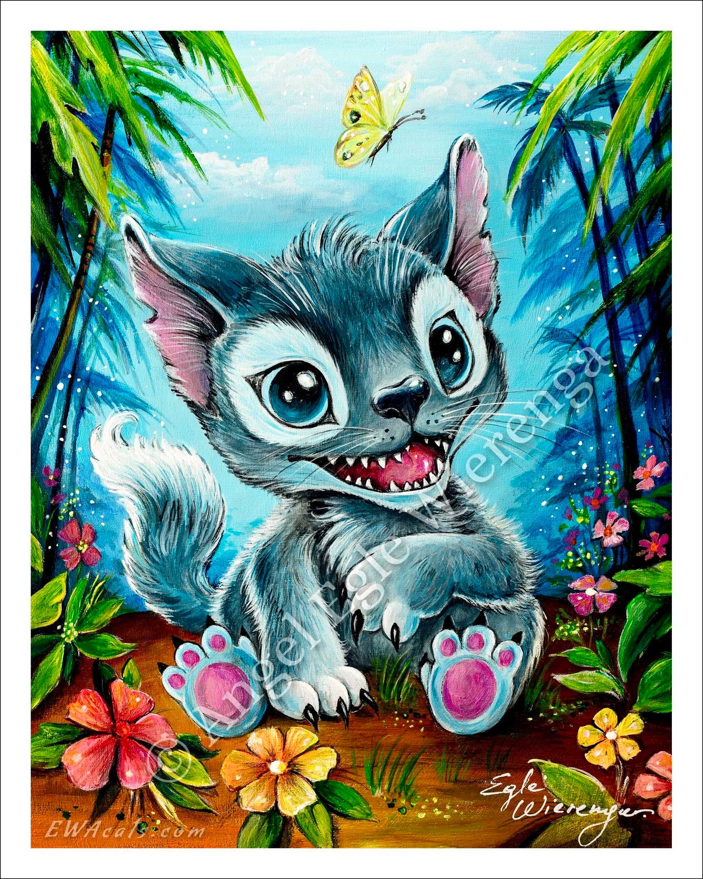 Art Print "Kitty Stitch"