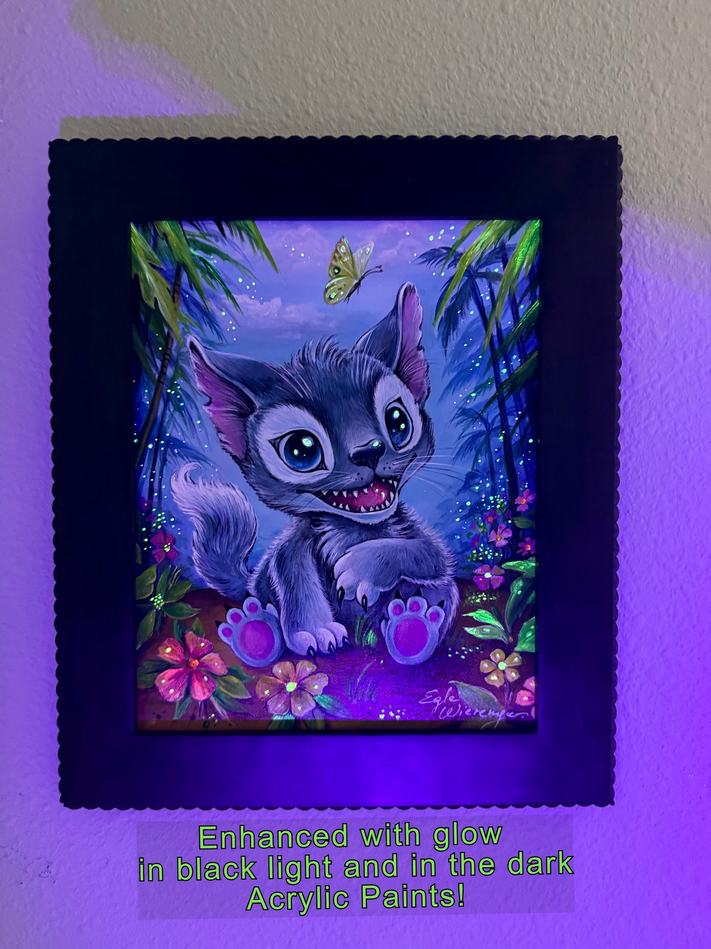 Original Painting "Kitty Stitch"
