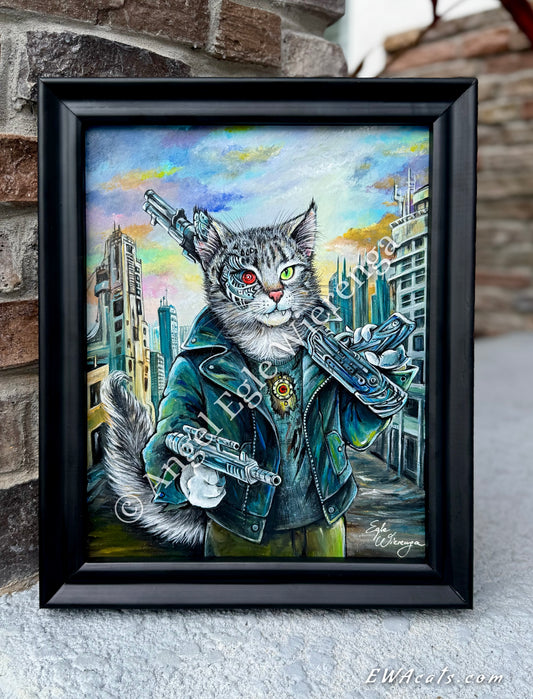 Original Painting "Purrminator"