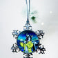 ORNAMENT 3"x 3" Silver Snowflake "I Meow To Break Free!"