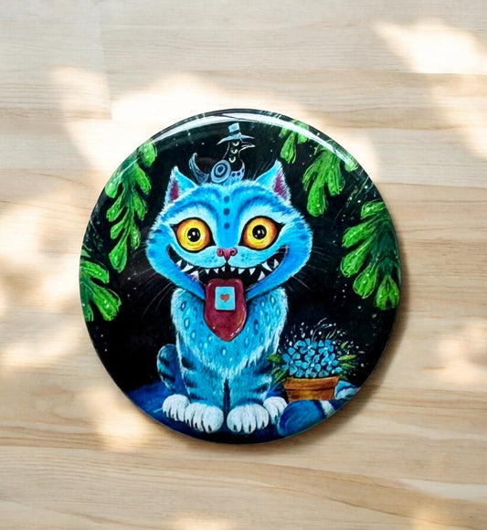 Button "Derpy Cat"